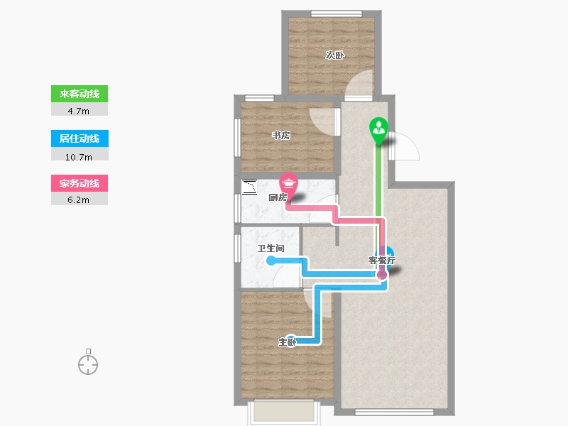 黑龙江省-哈尔滨市-融创城·领域-87.01-户型库-动静线