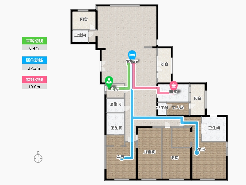 黑龙江省-哈尔滨市-龙玺壹号-320.20-户型库-动静线