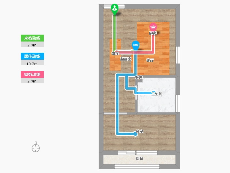 辽宁省-大连市-汇智云顶-33.00-户型库-动静线