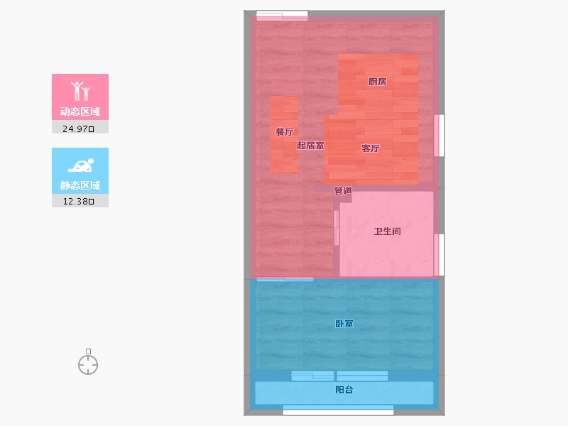 辽宁省-大连市-汇智云顶-33.00-户型库-动静分区