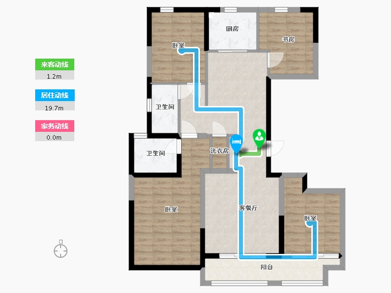 山西省-太原市-阳光·领域-101.74-户型库-动静线