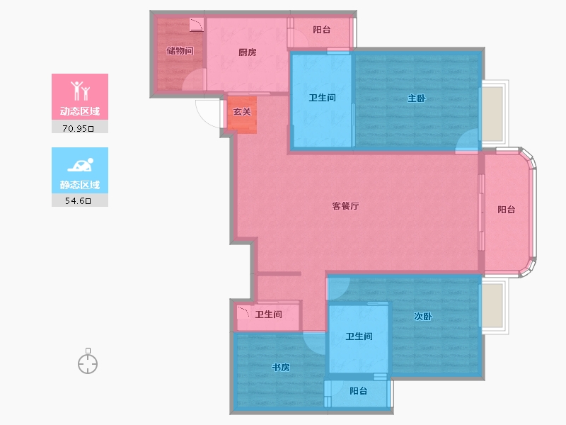 云南省-昆明市-江东境界-112.20-户型库-动静分区