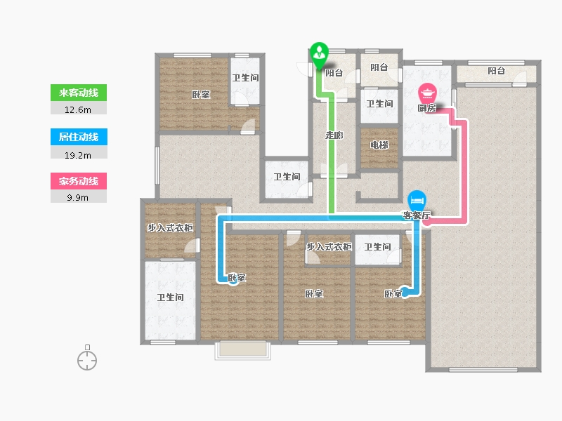 辽宁省-大连市-鸿玮澜山三期尊岳-290.70-户型库-动静线