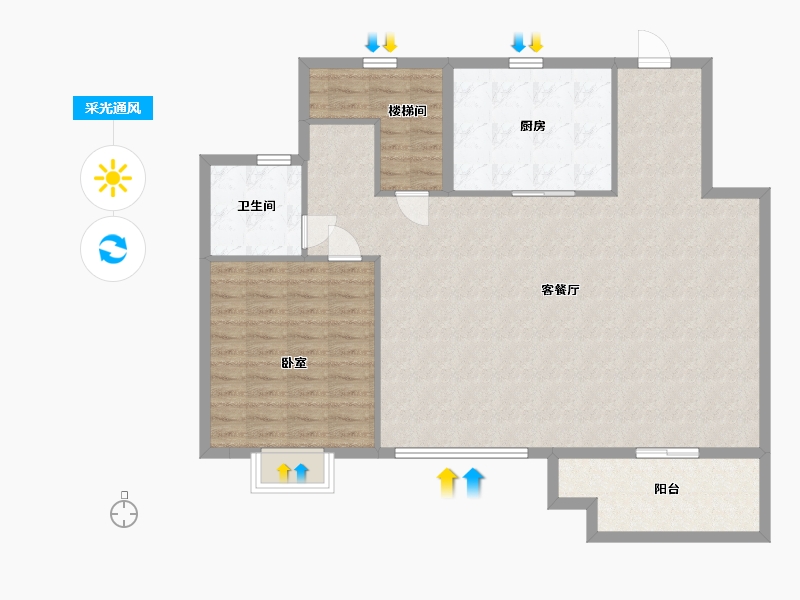 江苏省-无锡市-玺悦珑庭-112.74-户型库-采光通风