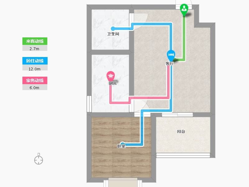 陕西省-渭南市-香滨城-46.55-户型库-动静线