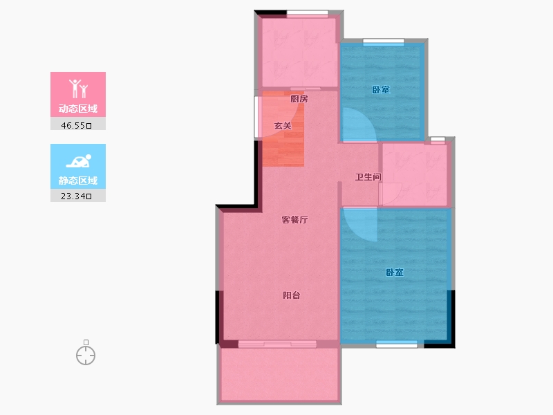 江苏省-南京市-紫金华府-64.01-户型库-动静分区