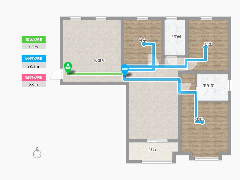 陕西省-渭南市-富士來-99.01-户型库-动静线