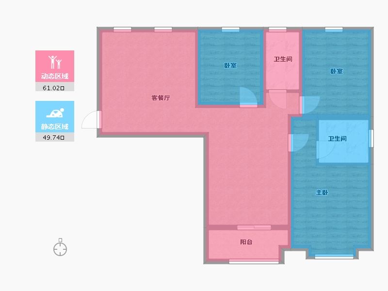 陕西省-渭南市-富士來-99.01-户型库-动静分区