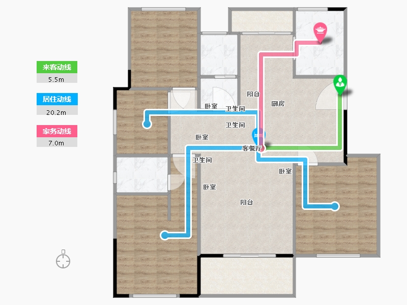 江苏省-南京市-紫金华府-112.01-户型库-动静线