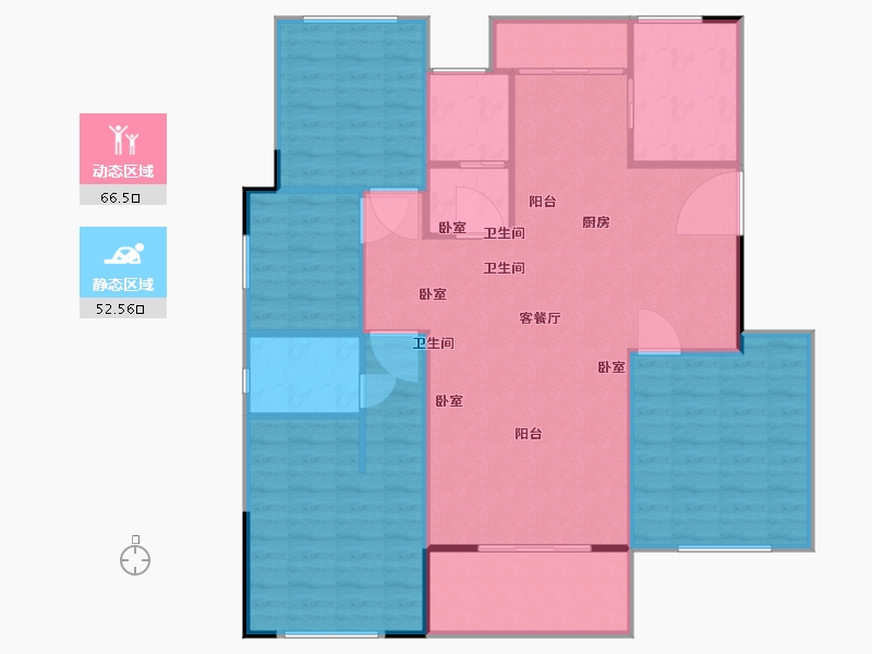 江苏省-南京市-紫金华府-112.01-户型库-动静分区