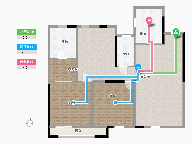 江苏省-无锡市-洛城紫园-153.01-户型库-动静线