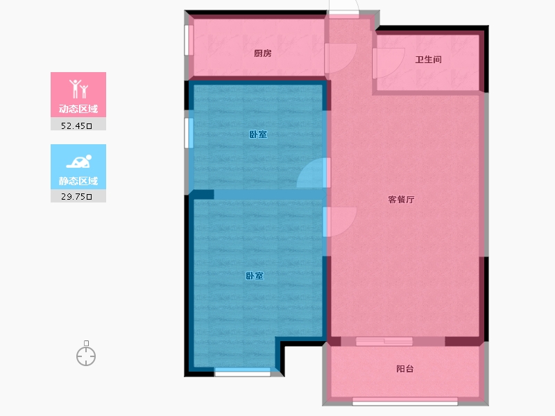 陕西省-渭南市-富士來-73.56-户型库-动静分区