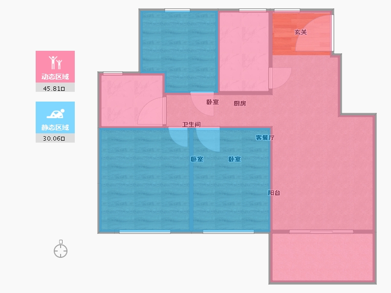 江苏省-南京市-紫金华府-71.01-户型库-动静分区