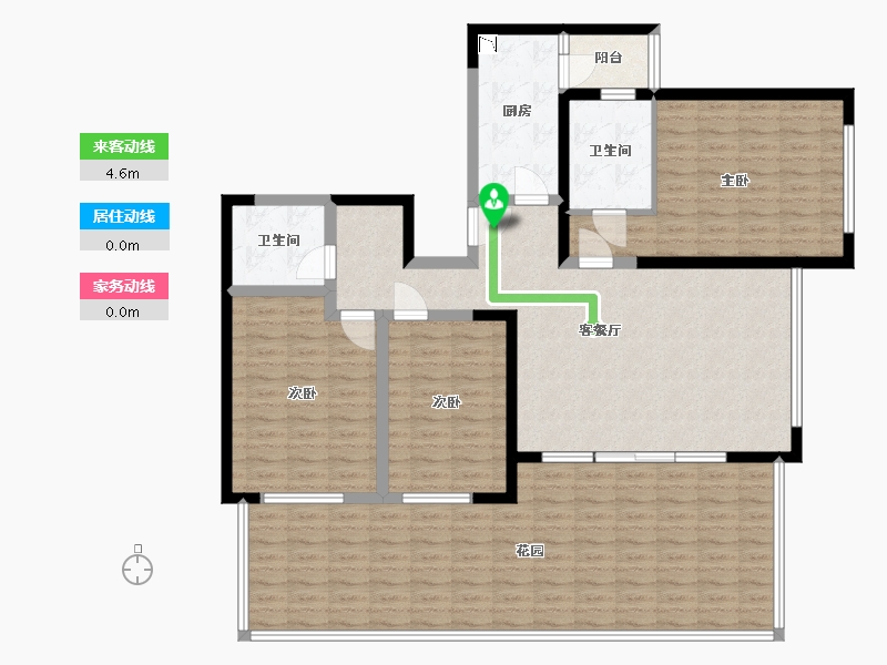 云南省-保山市-翰樘城 逸府-141.02-户型库-动静线