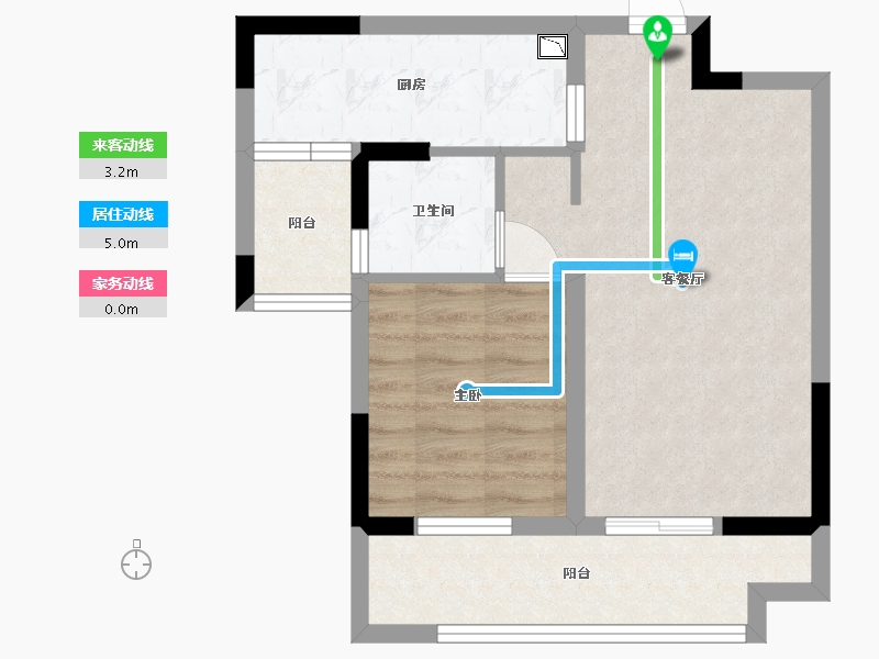 黑龙江省-哈尔滨市-融创西双版纳旅游度假区-50.96-户型库-动静线