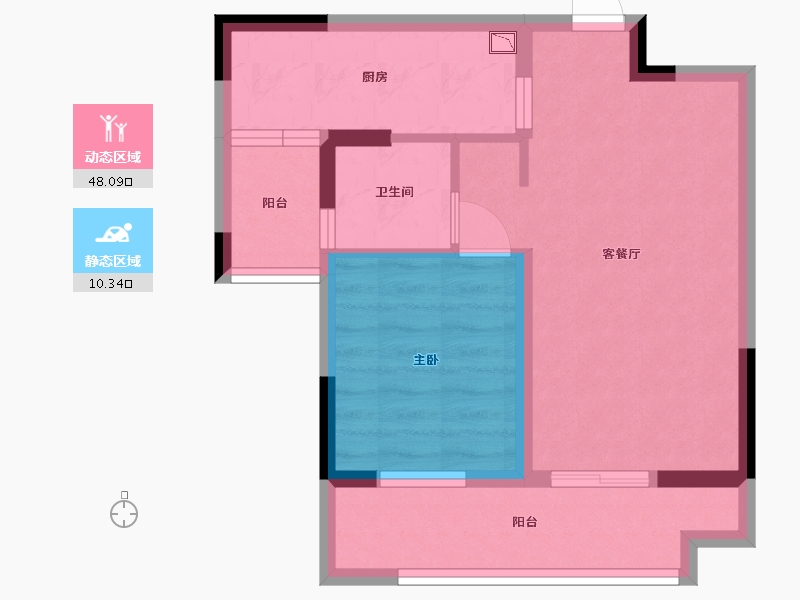 黑龙江省-哈尔滨市-融创西双版纳旅游度假区-50.96-户型库-动静分区