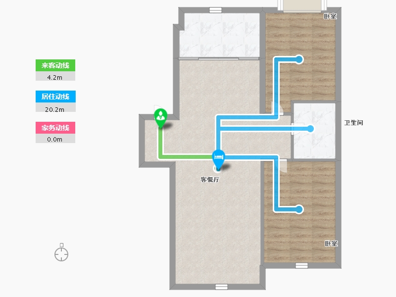 辽宁省-辽阳市-辽阳泛美华庭-78.09-户型库-动静线