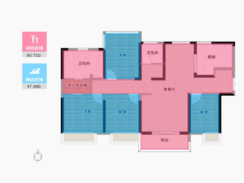 江苏省-南京市-电建地产海赋尚城-114.01-户型库-动静分区