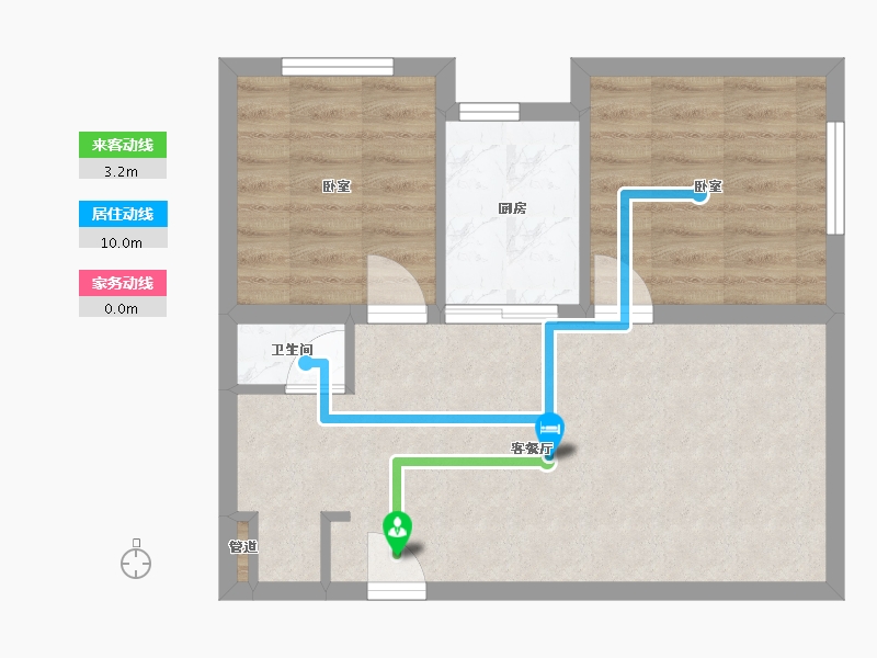 山西省-太原市-海唐金洲-49.90-户型库-动静线