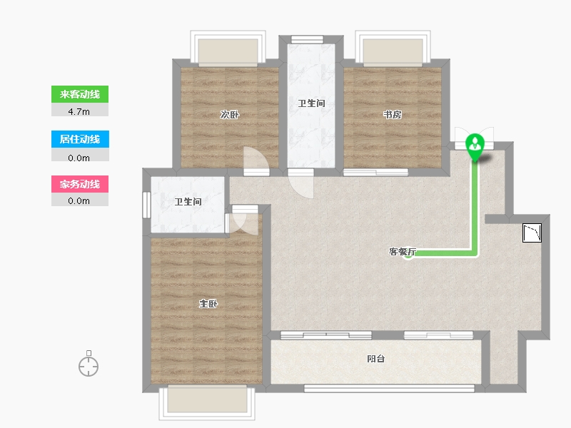 重庆-重庆市-中昂合府-94.06-户型库-动静线