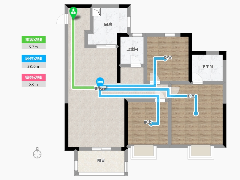 江苏省-南京市-紫悦府-94.00-户型库-动静线