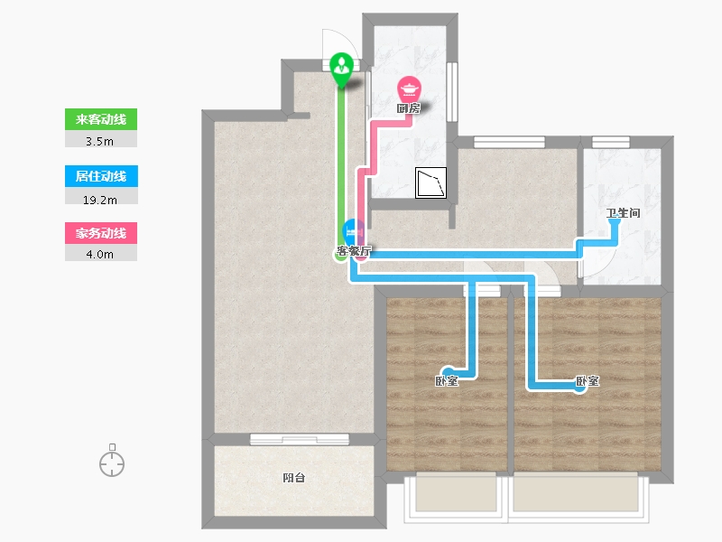 江苏省-无锡市-融创惠山映-71.00-户型库-动静线