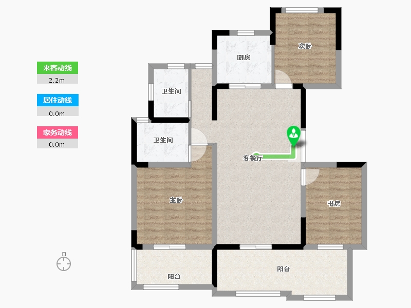 黑龙江省-哈尔滨市-融创西双版纳旅游度假区-101.15-户型库-动静线