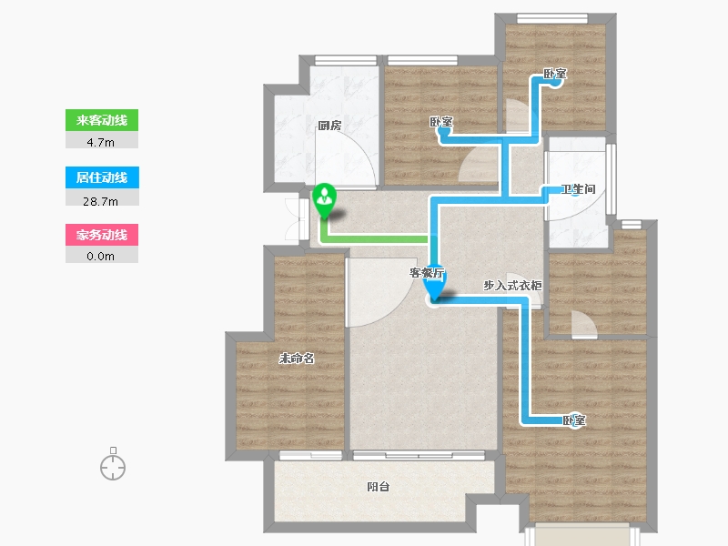 江苏省-南京市-紫悦府-101.00-户型库-动静线