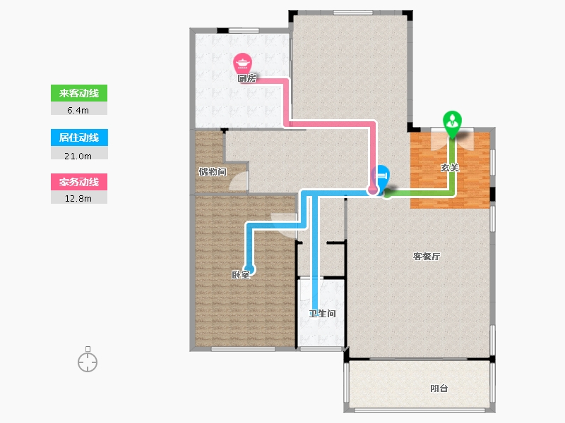 江苏省-南京市-欧洲城玖禧澜湾-270.00-户型库-动静线