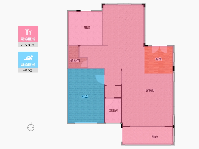 江苏省-南京市-欧洲城玖禧澜湾-270.00-户型库-动静分区