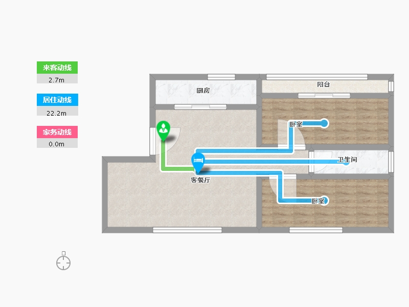 陕西省-渭南市-香滨城-73.08-户型库-动静线