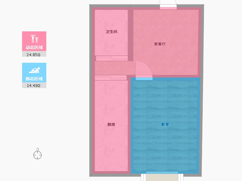 辽宁省-抚顺市-滨江景苑-34.29-户型库-动静分区