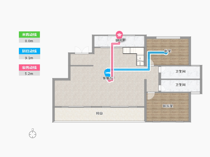 陕西省-渭南市-信达洋墅源-118.00-户型库-动静线