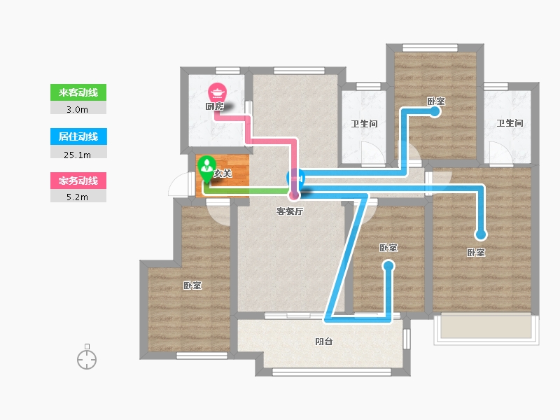 江苏省-南京市-弘阳时光山湖-94.01-户型库-动静线