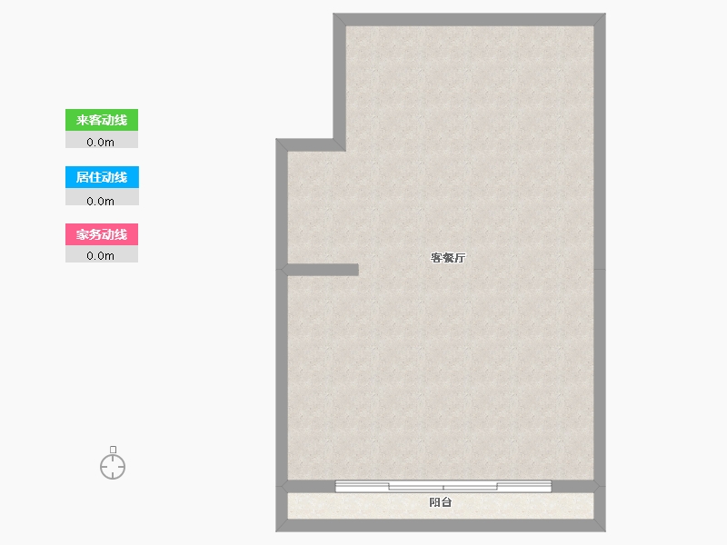 陕西省-咸阳市-枫丹丽舍-61.42-户型库-动静线