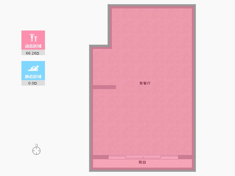 陕西省-咸阳市-枫丹丽舍-61.42-户型库-动静分区