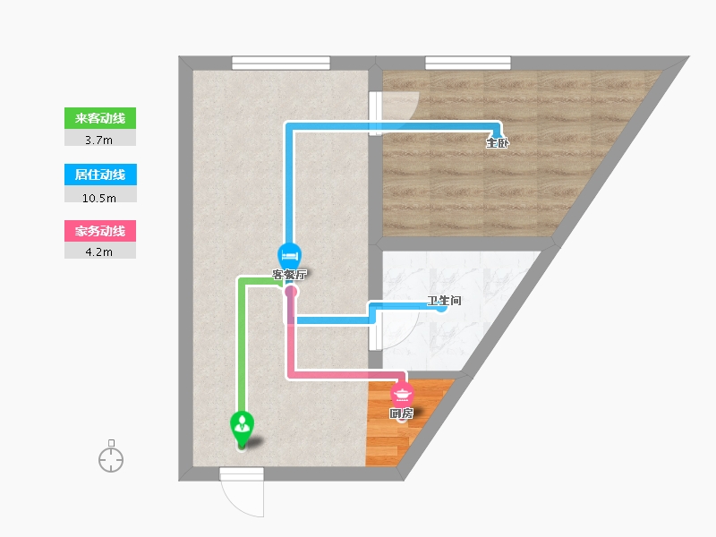 黑龙江省-哈尔滨市-麓城国际公寓-42.03-户型库-动静线