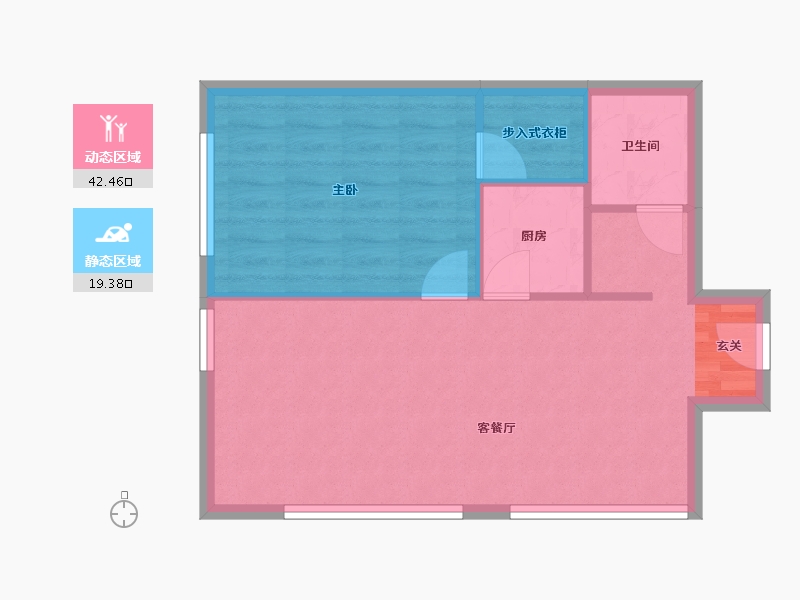 陕西省-西安市-浐灞金融城-56.38-户型库-动静分区