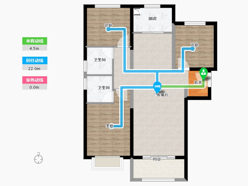 山西省-太原市-红星天润-98.00-户型库-动静线