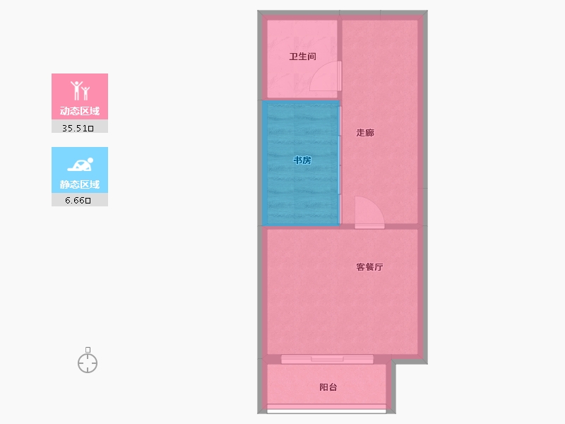 陕西省-西安市-西安新天地金融中心-37.81-户型库-动静分区