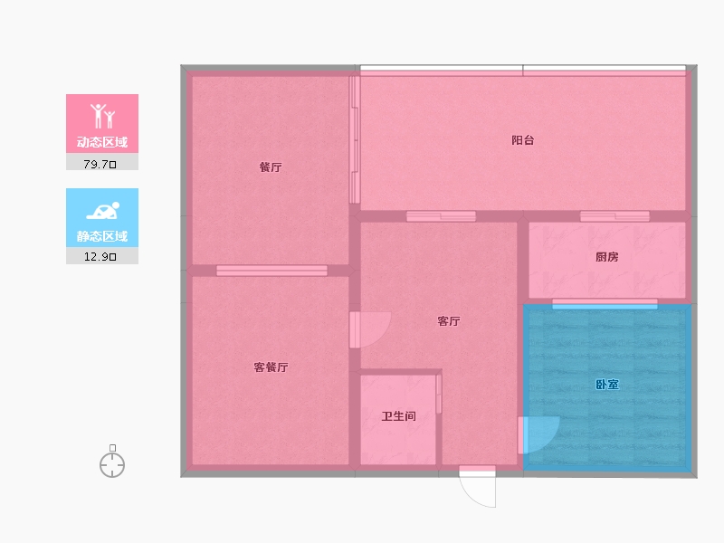 四川省-泸州市-摩尼云上江南（四季康养）-83.09-户型库-动静分区