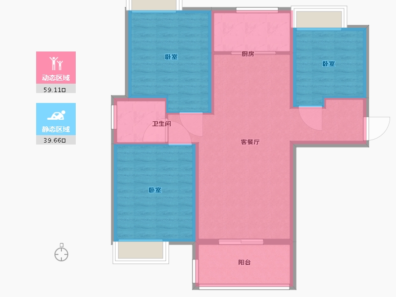 江苏省-无锡市-锦熙府-89.01-户型库-动静分区