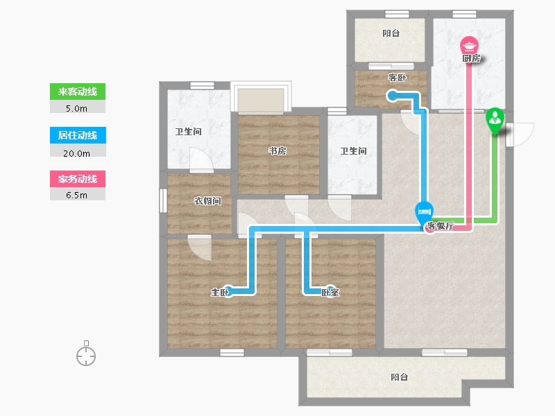 江苏省-无锡市-洛城紫园-101.00-户型库-动静线