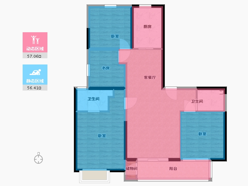 江苏省-南京市-中交锦致-102.01-户型库-动静分区