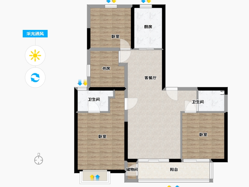 江苏省-南京市-中交锦致-102.01-户型库-采光通风