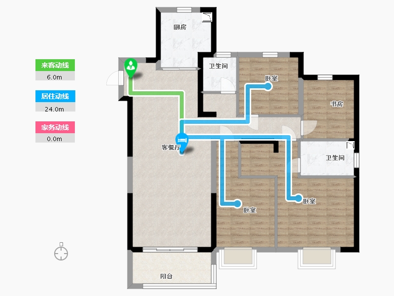 江苏省-南京市-和峰南岸-108.00-户型库-动静线