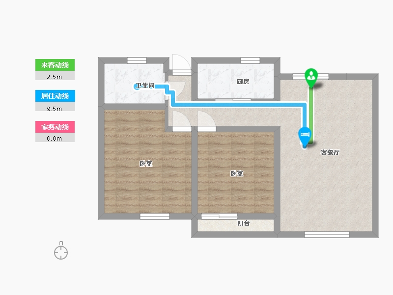 江苏省-无锡市-金洋奥澜-68.01-户型库-动静线