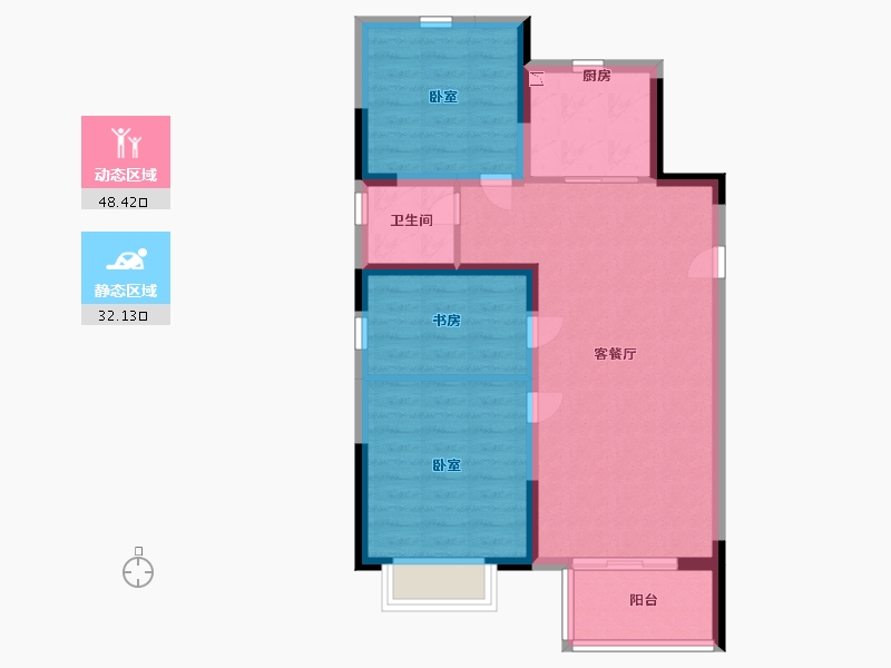 江苏省-南京市-中交锦致-72.00-户型库-动静分区