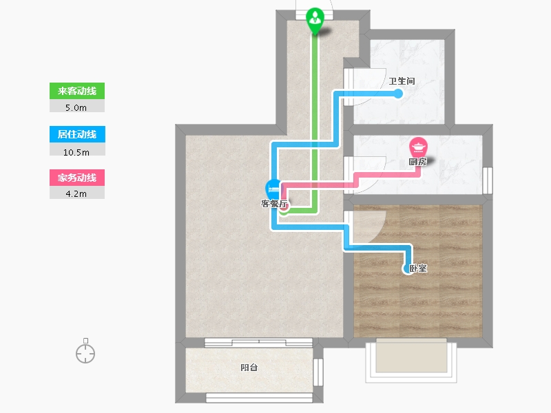 河北省-唐山市-和泓阳光北岸-47.00-户型库-动静线