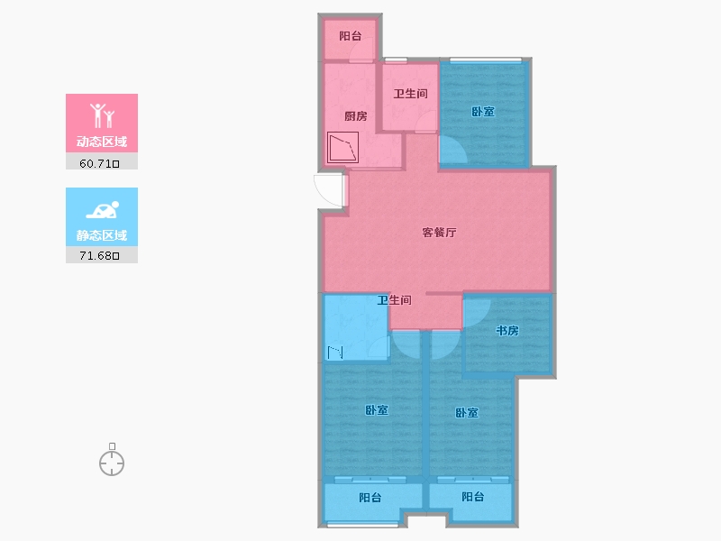 山西省-太原市-太原恒大森林海-118.00-户型库-动静分区